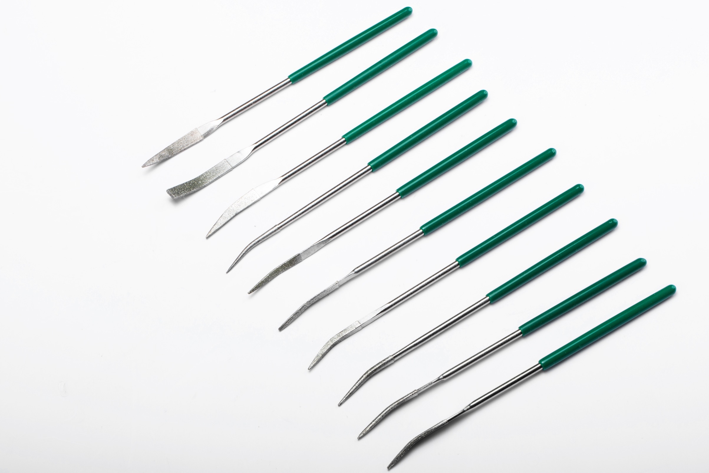 03805 SATA 10Pc. Diamond Assorted Needle File Set 3x140MM