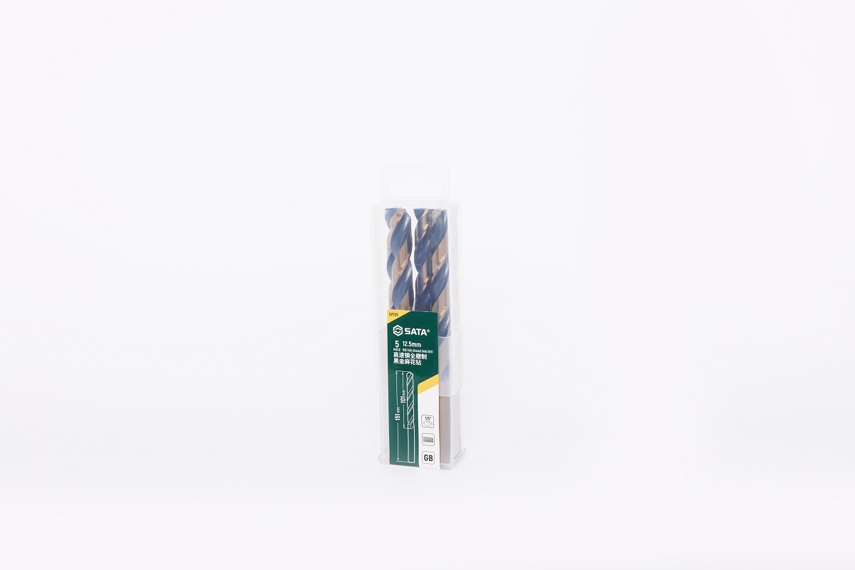 52725 SATA 5Pc. HSS Fully Ground Twist Drill 12.5mm