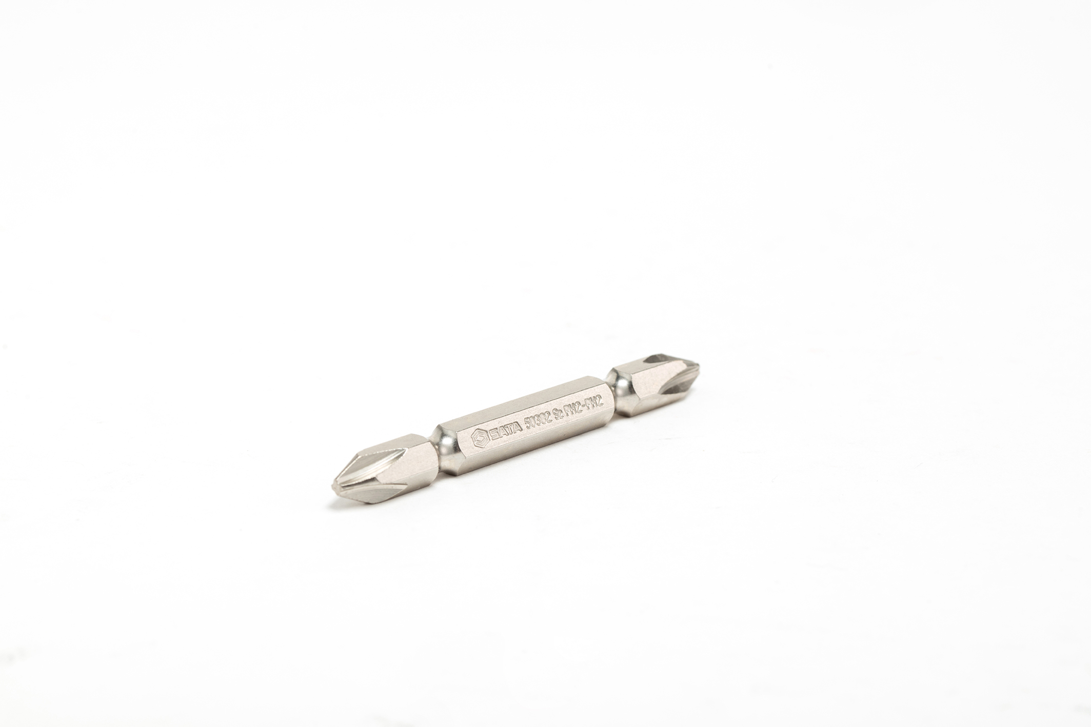 59382 SATA 5Pc. 1/4" Hex Shank Double-ended Bits, 65MM Length, #2