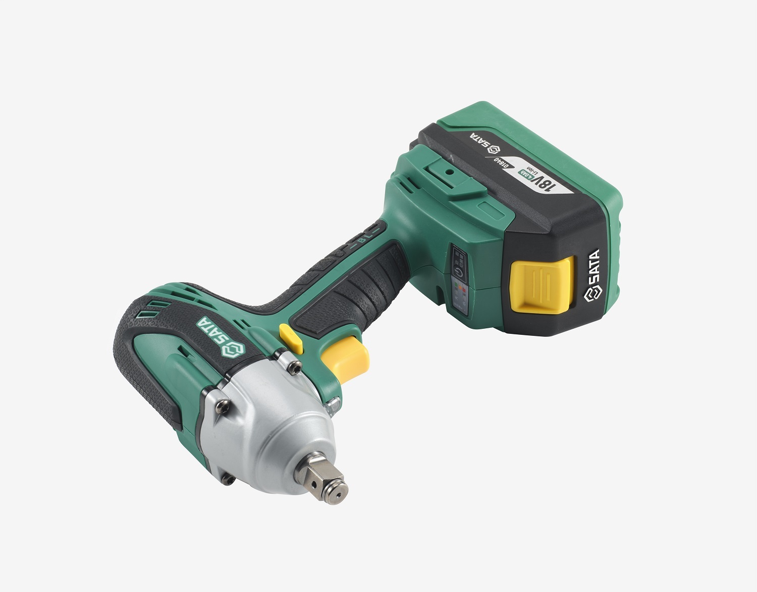 151072 SATA 18V Brushless Lithium Battery Impact Wrench (Two Batteries, One Charge 4.0Ah)