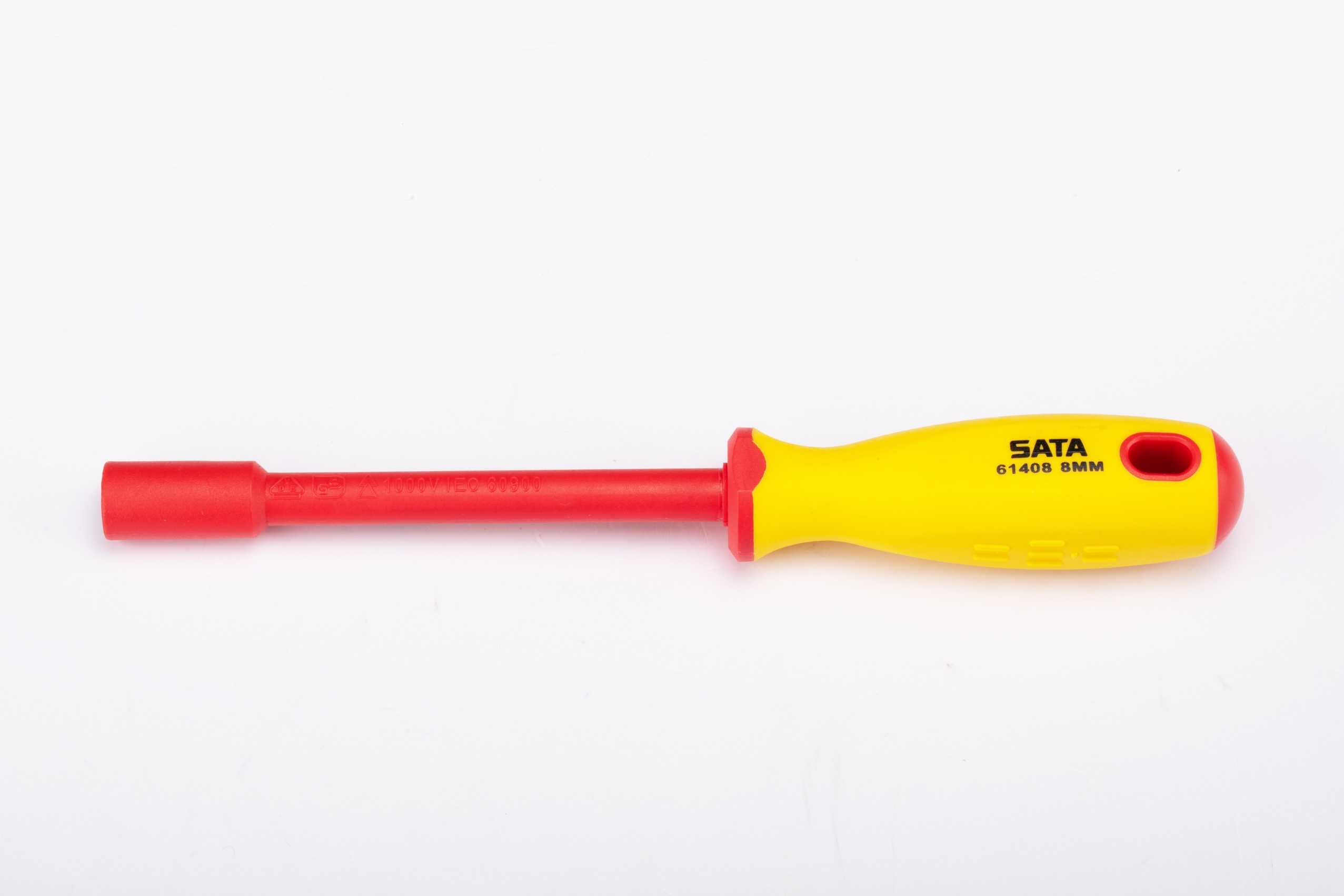 61404 SATA VDE Insulated Nut Screwdriver 4.0*125MM