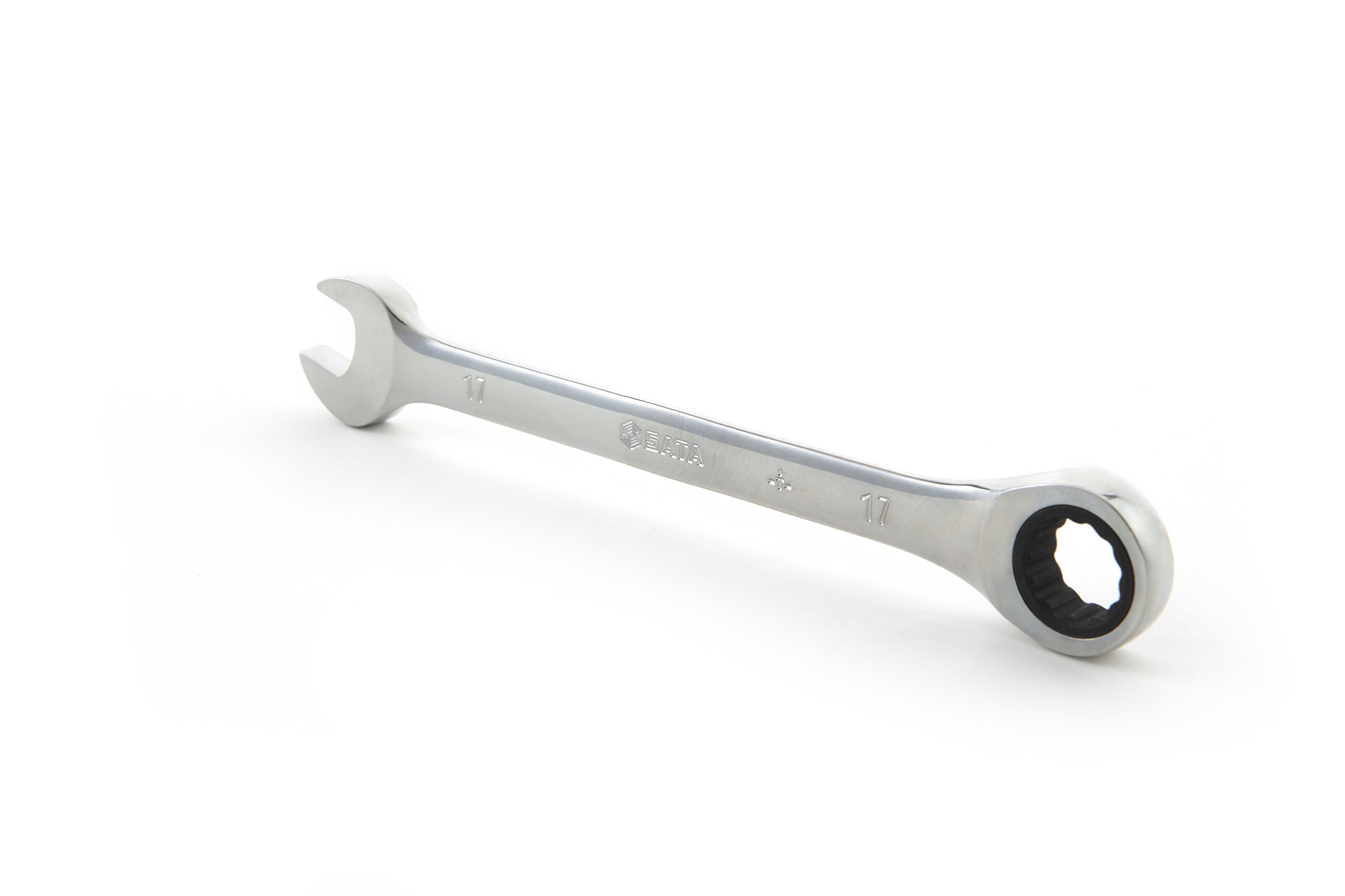43223 SATA Full Polish Combination Ratcheting Wrench 34MM