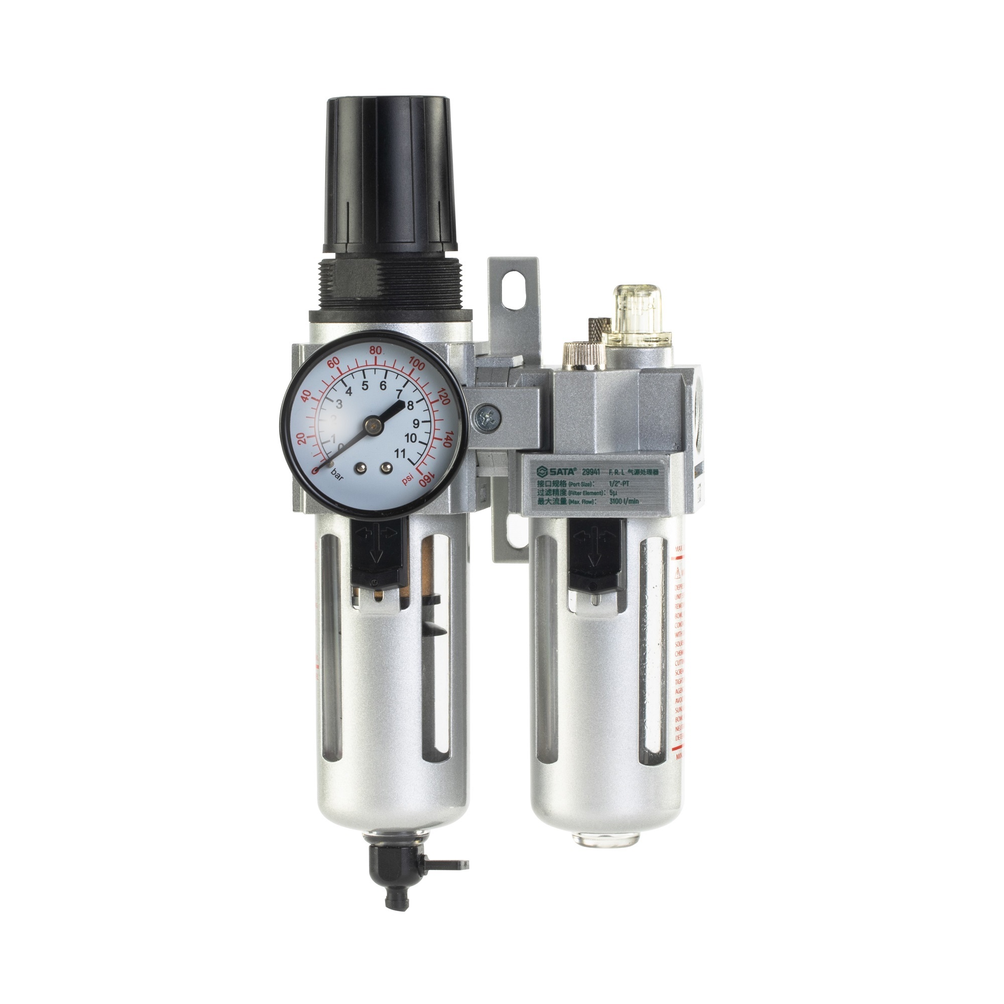 29931 SATA 3/8" NPT Filter/Regulator/Lubricator