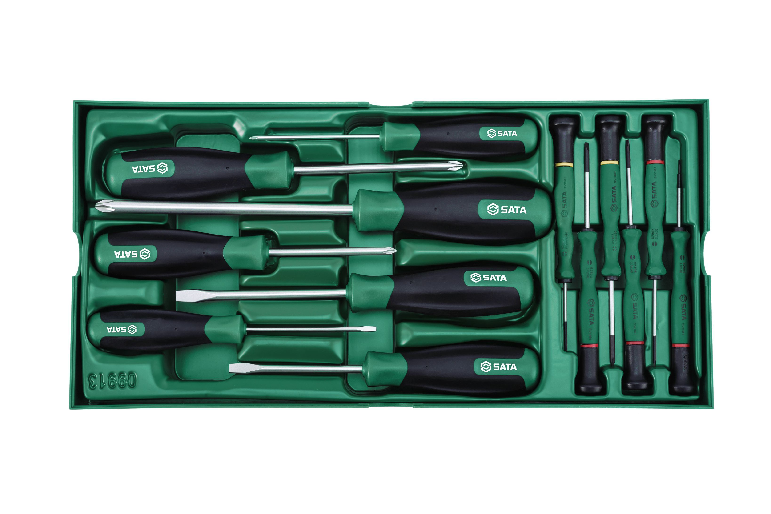 ST09913SJ SATA 13 Pc. Combination Screwdriver Tray Set
