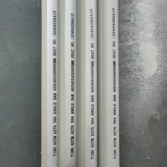 Barra angular de acero inoxidable