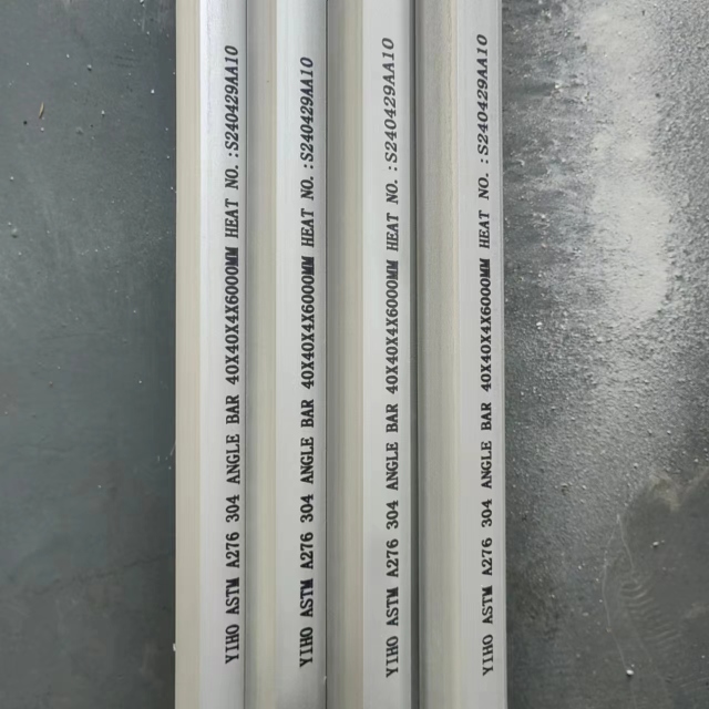 Barra angular de acero inoxidable