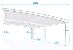 Double-Carport-High Quality Aluminum Alloy Family Car Shed