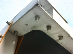 Double-Carport Aluminum Alloy Shelter with Carbon Steel Frame for OEM Use