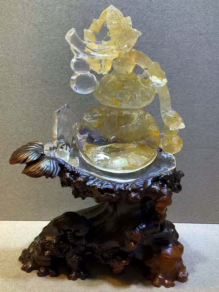 Crystal and Stone sculpture ornaments Pick on Live