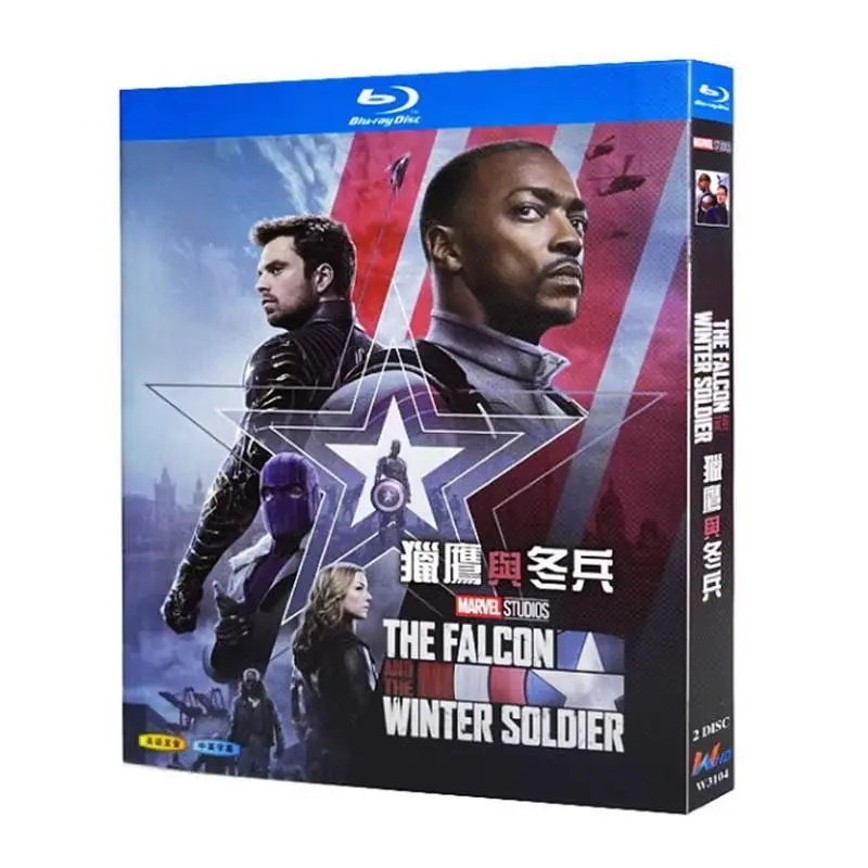 日本語字幕『ファルコン＆ウィンター・ソルジャー』ブルーレイ2-DISC[Blu-ray-BOX]高画質海外盤正規品