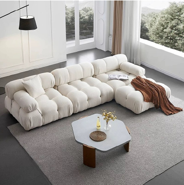 Cloud - Inspired Modular Shearling Sofa Set VEOOLY