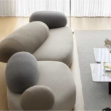 Pebble - Shaped Modular Designer Sofa Set HOIKLP