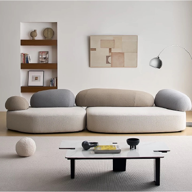 Pebble - Shaped Modular Designer Sofa Set HOIKLP