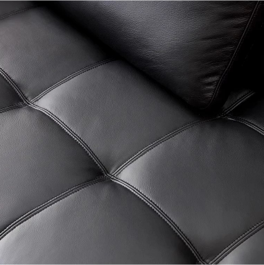 Deep - Seated Modular Straight - Row Designer Leather Sofa PKIENG