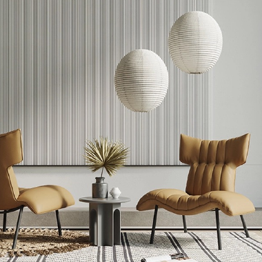 Artistic Designer Accent Chair NDVHW with Solid Wood, High - Density Sponge - Carbon Steel Legs
