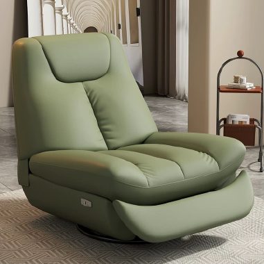 Modern Aesthetic Electric Recliner Chair HJIEEF with Multi - Angle Adjustment, Swivel - Rocking Function