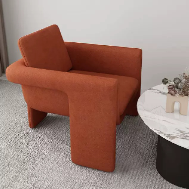 Modern Designer Accent Chair VDEEF with Solid Wood Frame - High - Density Sponge
