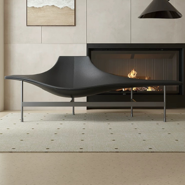 Artistic Airport Terminal - Style Lounge Bench with FRP, Carbon Steel Legs - Faux Leather JEAEK