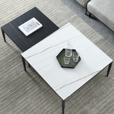Industrial Retro Style Nested Square Coffee Table -NORDE