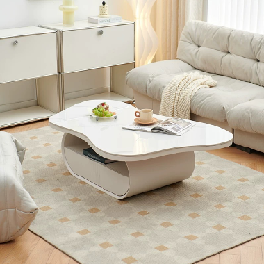 Modern Art Sintered Stone Coffee Table BEELN  with Painted Finish