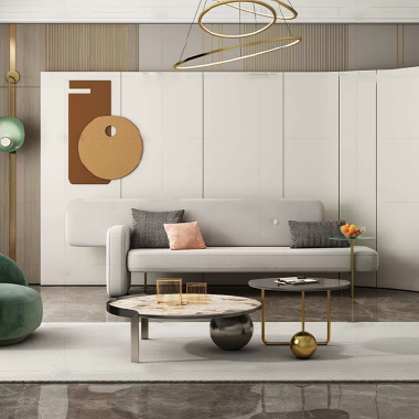 Modern Stylish Designer Spherical Base Coffee Table Set TDHEG