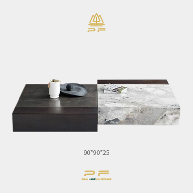 Coffee Table JDDEW  - Dual-Tone Design for Luxe Living Rooms