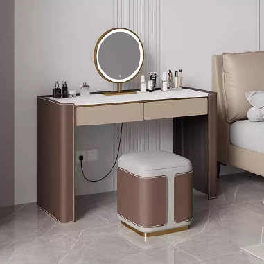 Luxury Glam Vanity Desk NDKEJ  - Chic Bedroom Makeup Nook