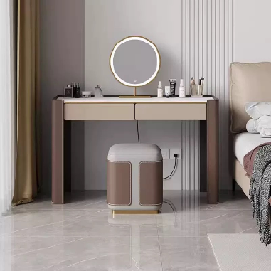 Luxury Glam Vanity Desk NDKEJ  - Chic Bedroom Makeup Nook