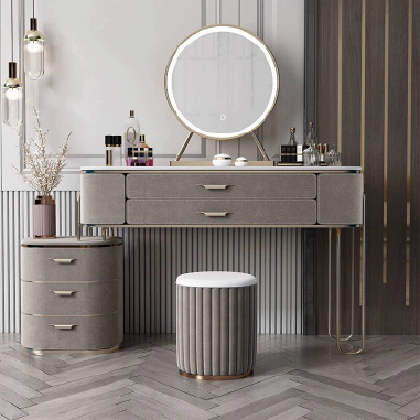 Luxe Glam Vanity Set DEELP - Modern Bedroom Beauty Focal Point