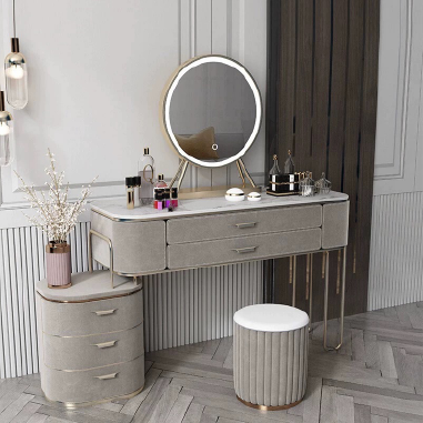 Luxe Glam Vanity Set DEELP - Modern Bedroom Beauty Focal Point