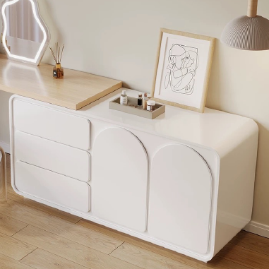 Light Air Stretchable Vanity TEHDE - Retractable Storage Makeup Desk
