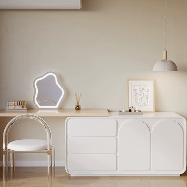 Light Air Stretchable Vanity TEHDE - Retractable Storage Makeup Desk
