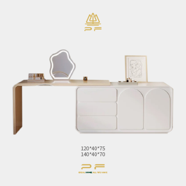 Light Air Stretchable Vanity TEHDE - Retractable Storage Makeup Desk
