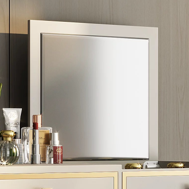 Minimal Luxe Flip-Mirror Zoned Vanity EJDKL - Light Luxury Storage Makeup Desk