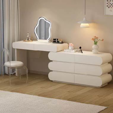 Convertible L-Shaped Vanity Desk with Spacious Storage KSOD