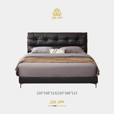 Warm Custom Tufted Upholstered Bed  JODDL- Cozy Bedroom Retreat