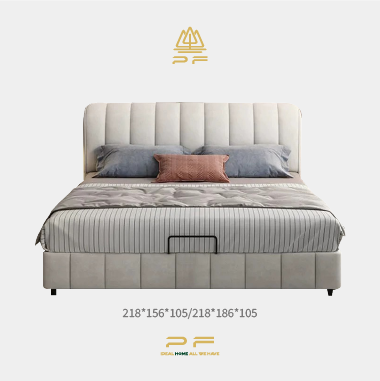 Chic Modern Custom Bed VDEH - Stylish Bedroom Retreat