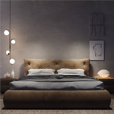 Scandi Plush Bed BEEKL - Cozy Sleep Sanctuary