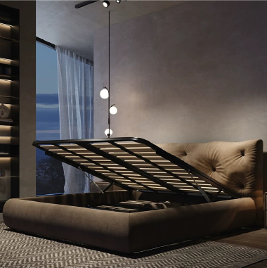Scandi Plush Bed BEEKL - Cozy Sleep Sanctuary