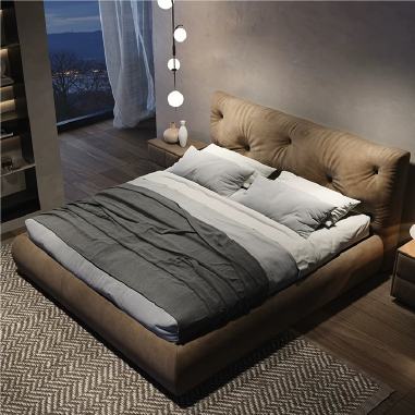 Scandi Plush Bed BEEKL - Cozy Sleep Sanctuary