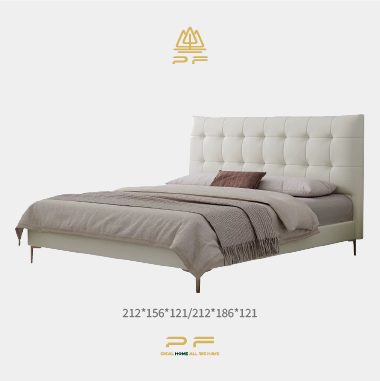 Luxury Tufted Upholstered Bed AEEKO - Elegant Bedroom Focal Point