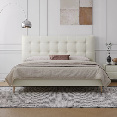 Luxury Tufted Upholstered Bed AEEKO - Elegant Bedroom Focal Point