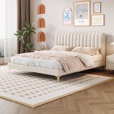 Minimalist Channel Bed LOAWE - Bedroom Elegance Focal Point