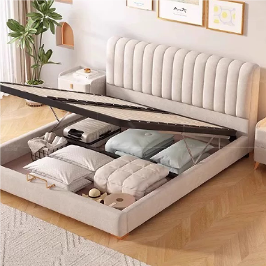 Minimalist Channel Bed LOAWE - Bedroom Elegance Focal Point