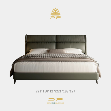 Minimalist Split Panel Bed REOKI - Bedroom Sophistication Focal Point