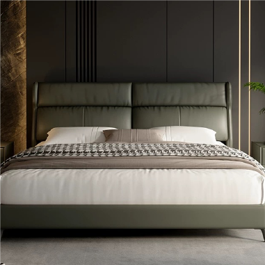 Minimalist Split Panel Bed REOKI - Bedroom Sophistication Focal Point