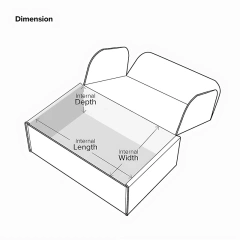 Roll End 3 Flap Lock Corrugated Box