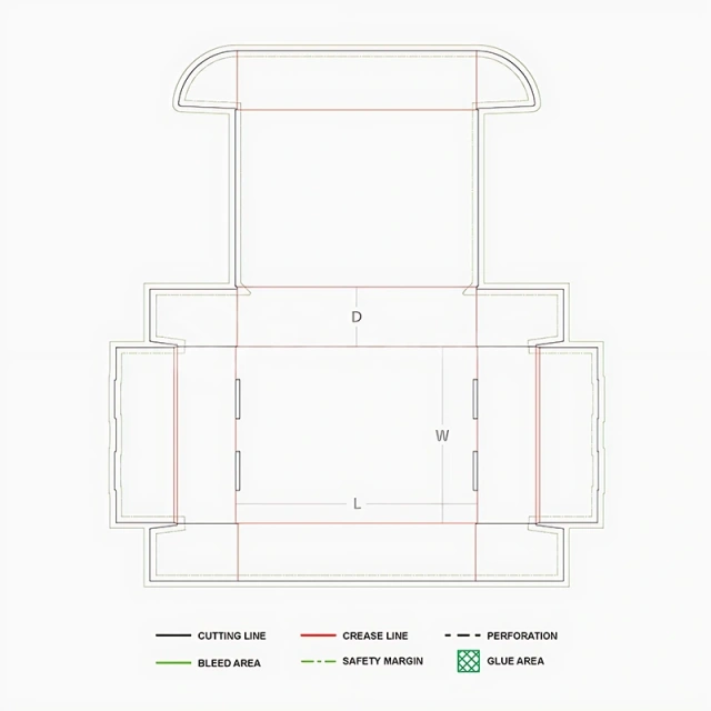 Roll End Tuck Front Corrugated Box