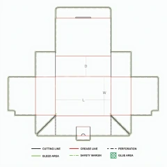 One Piece Corrugated Mailer Box