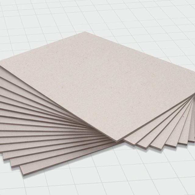 Grey Chipboard Cardboard